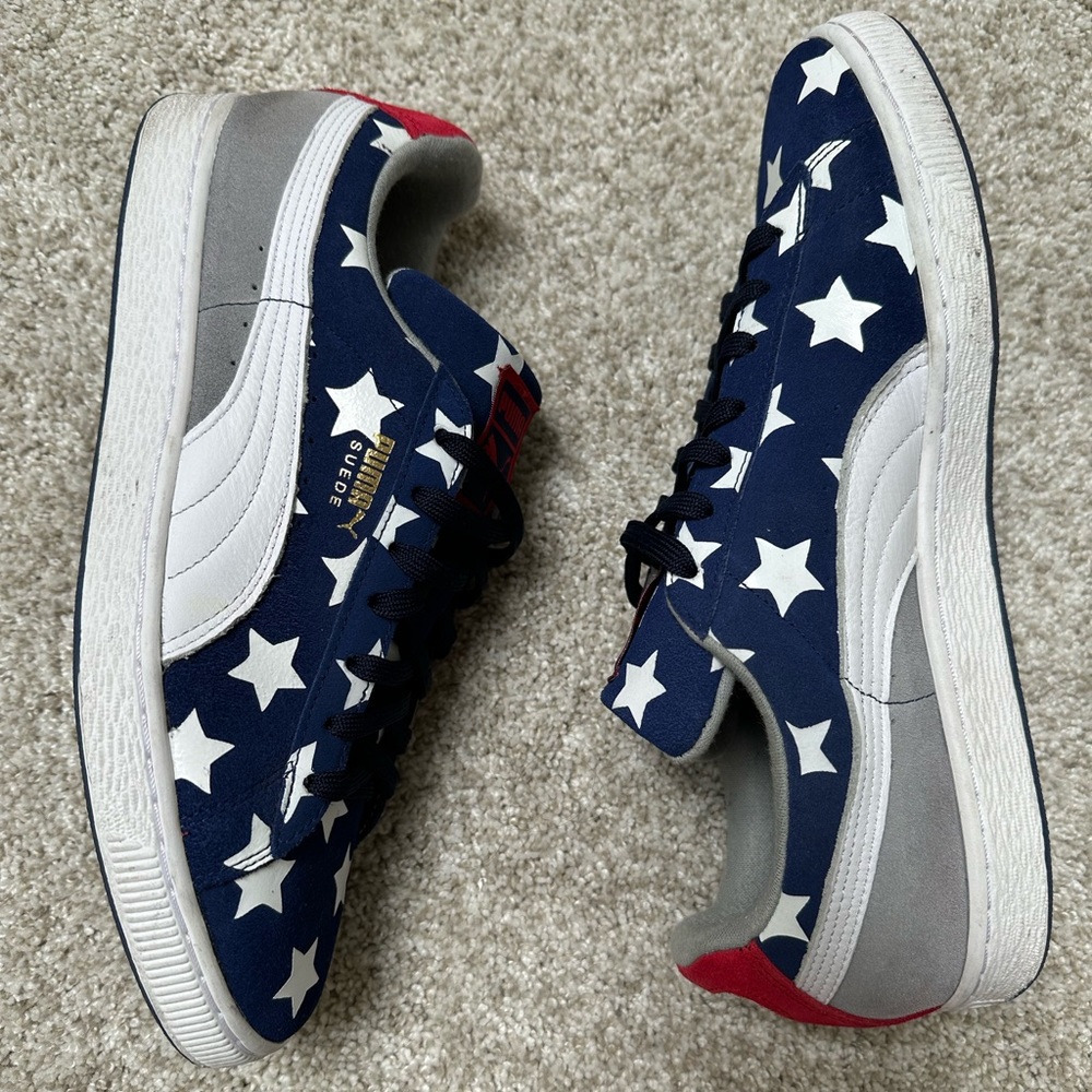 Puma Suede Stars and Stripes sz 11